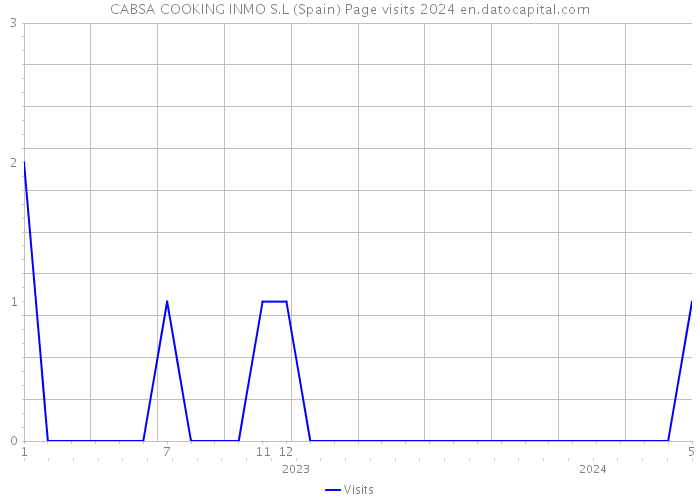 CABSA COOKING INMO S.L (Spain) Page visits 2024 