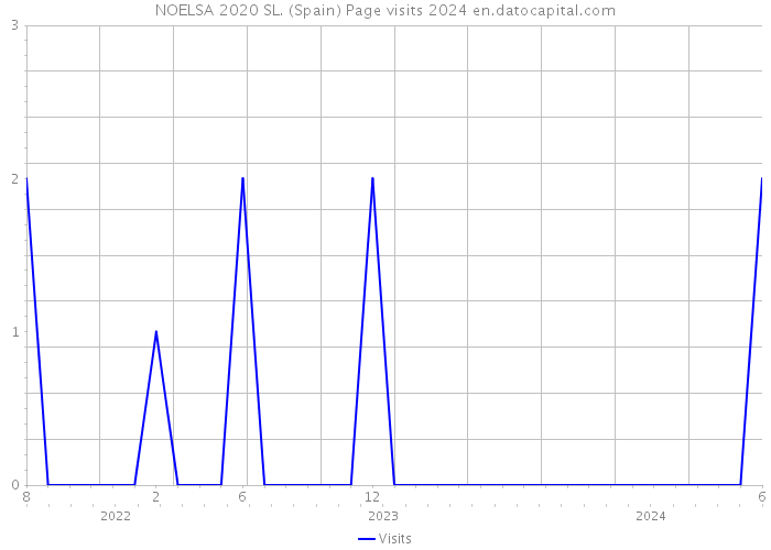 NOELSA 2020 SL. (Spain) Page visits 2024 