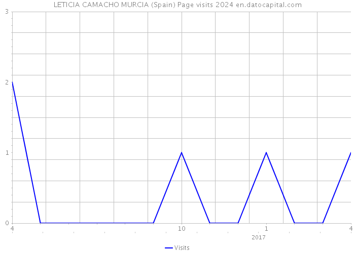 LETICIA CAMACHO MURCIA (Spain) Page visits 2024 
