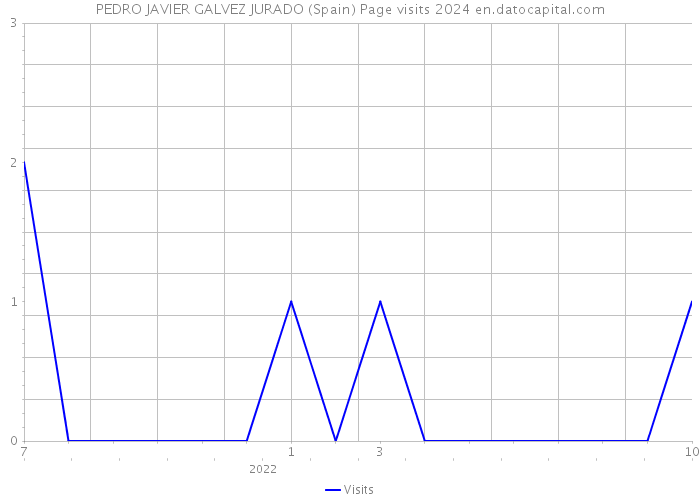PEDRO JAVIER GALVEZ JURADO (Spain) Page visits 2024 