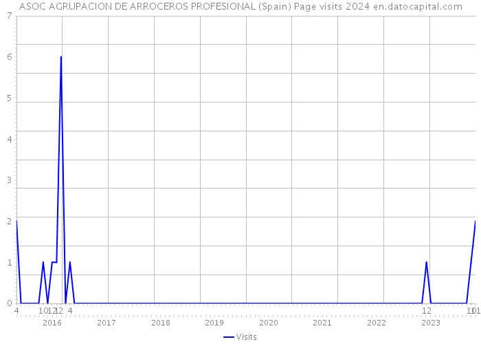 ASOC AGRUPACION DE ARROCEROS PROFESIONAL (Spain) Page visits 2024 