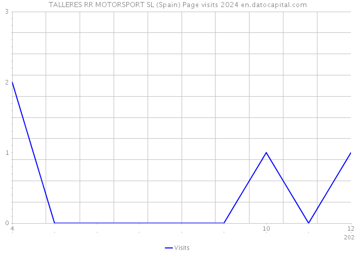 TALLERES RR MOTORSPORT SL (Spain) Page visits 2024 