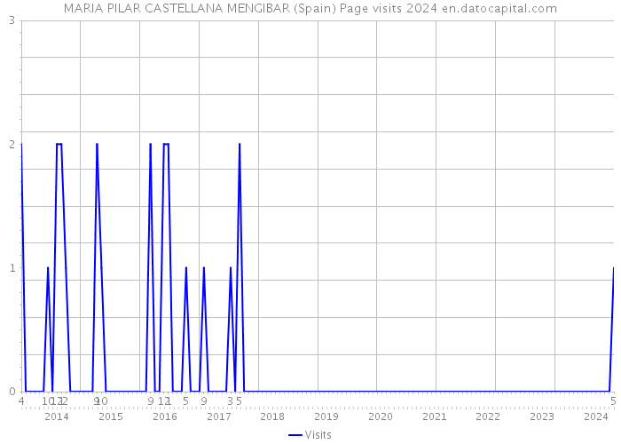 MARIA PILAR CASTELLANA MENGIBAR (Spain) Page visits 2024 