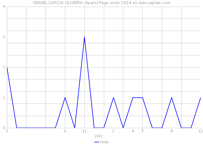 ISMAEL GARCIA OLIVEIRA (Spain) Page visits 2024 