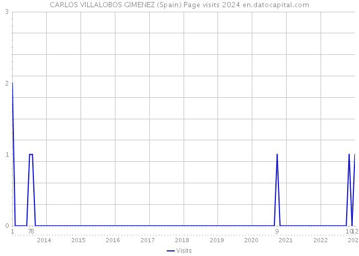 CARLOS VILLALOBOS GIMENEZ (Spain) Page visits 2024 
