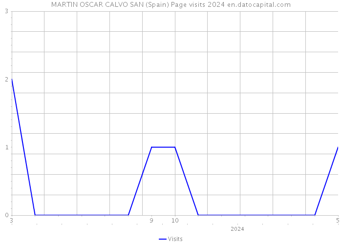 MARTIN OSCAR CALVO SAN (Spain) Page visits 2024 