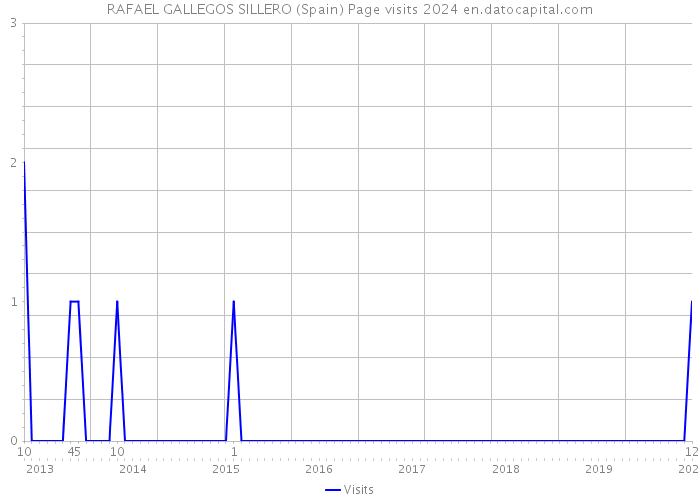 RAFAEL GALLEGOS SILLERO (Spain) Page visits 2024 