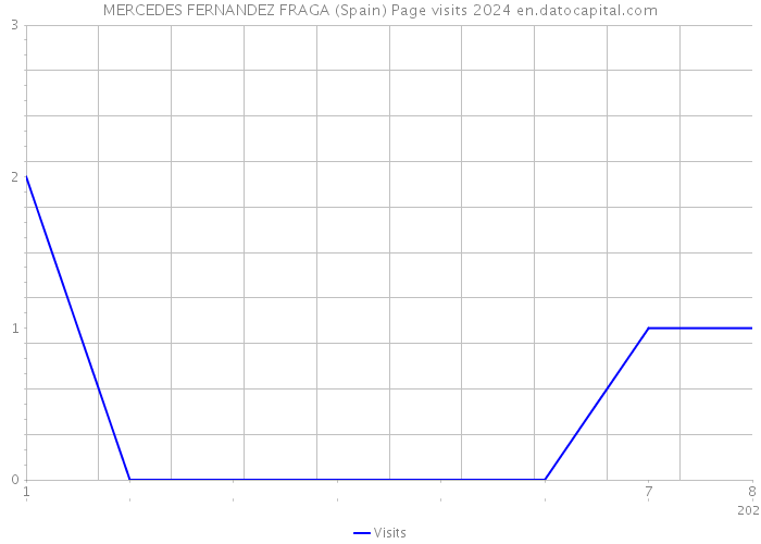 MERCEDES FERNANDEZ FRAGA (Spain) Page visits 2024 