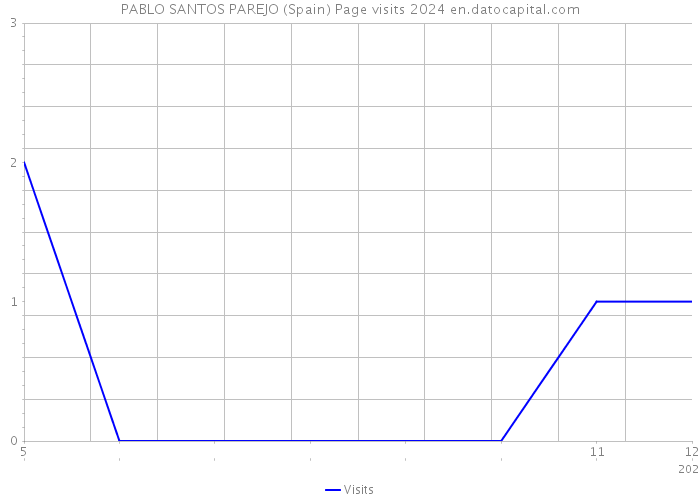 PABLO SANTOS PAREJO (Spain) Page visits 2024 
