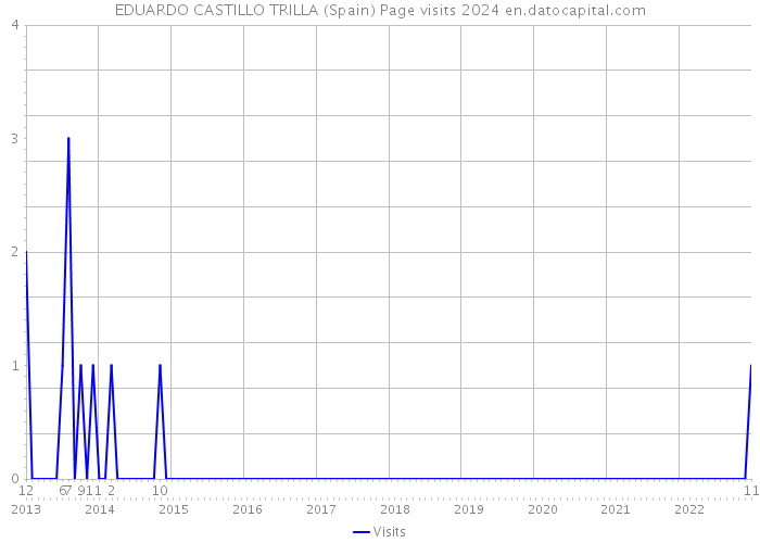 EDUARDO CASTILLO TRILLA (Spain) Page visits 2024 