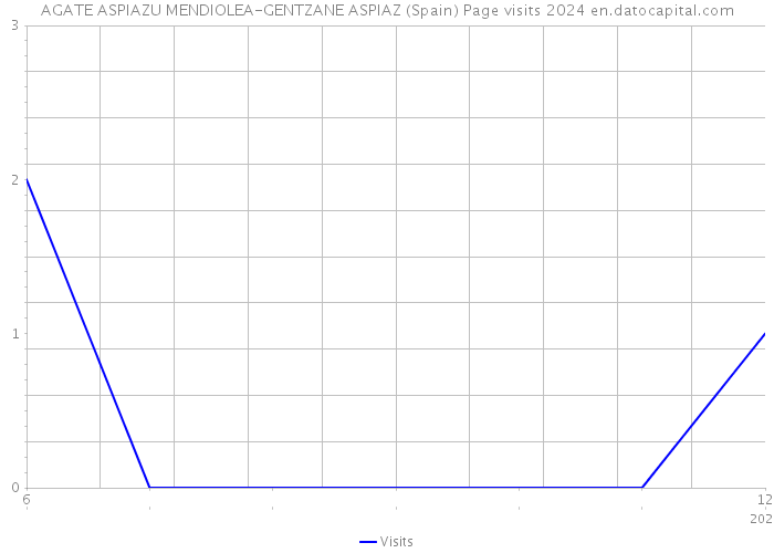 AGATE ASPIAZU MENDIOLEA-GENTZANE ASPIAZ (Spain) Page visits 2024 