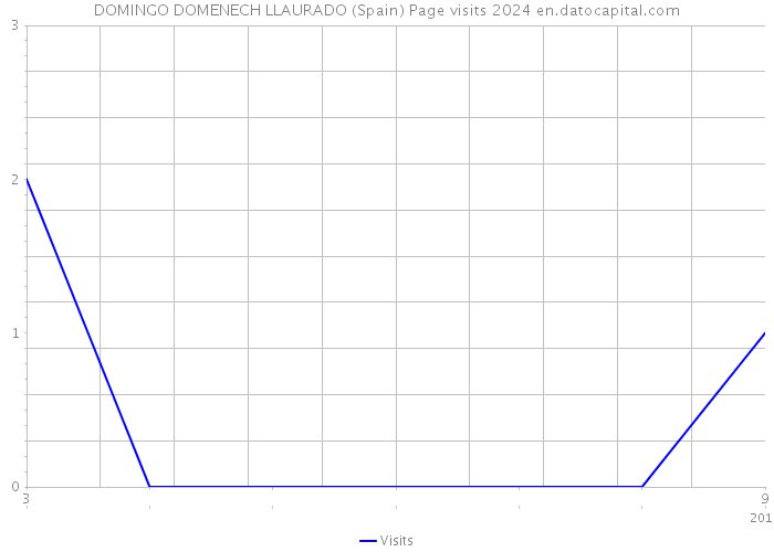 DOMINGO DOMENECH LLAURADO (Spain) Page visits 2024 