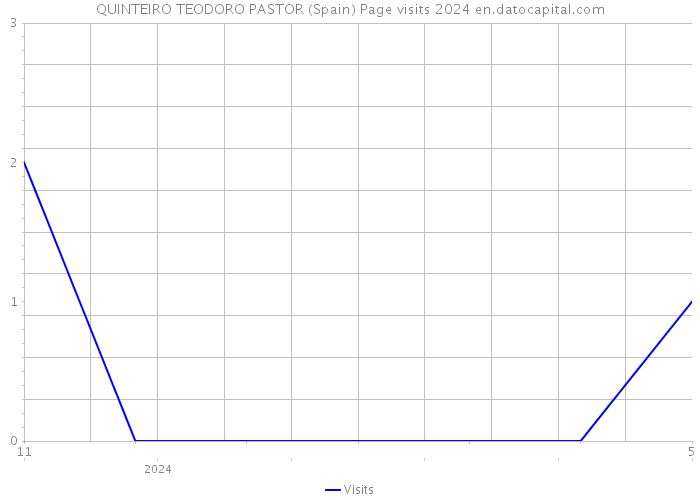 QUINTEIRO TEODORO PASTOR (Spain) Page visits 2024 
