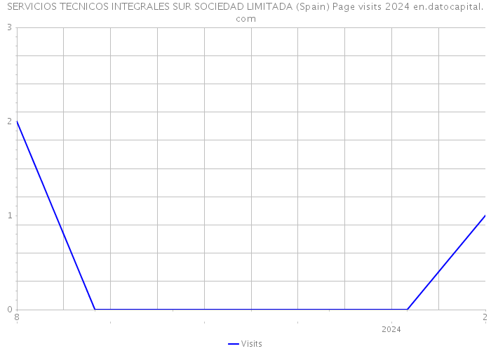 SERVICIOS TECNICOS INTEGRALES SUR SOCIEDAD LIMITADA (Spain) Page visits 2024 