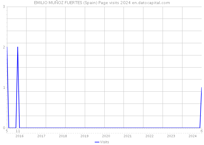 EMILIO MUÑOZ FUERTES (Spain) Page visits 2024 