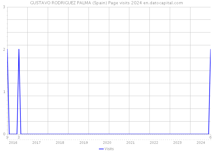 GUSTAVO RODRIGUEZ PALMA (Spain) Page visits 2024 