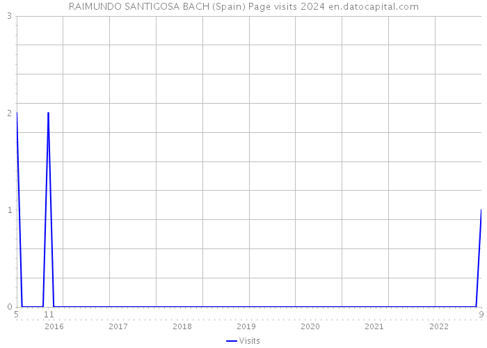 RAIMUNDO SANTIGOSA BACH (Spain) Page visits 2024 