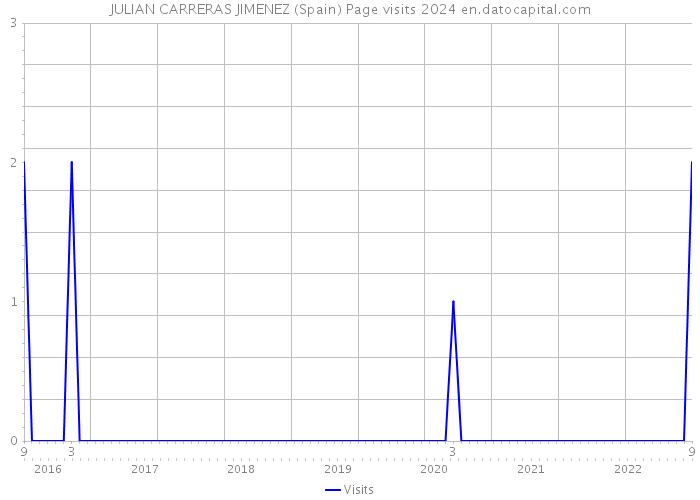 JULIAN CARRERAS JIMENEZ (Spain) Page visits 2024 