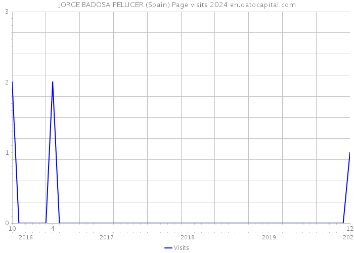 JORGE BADOSA PELLICER (Spain) Page visits 2024 