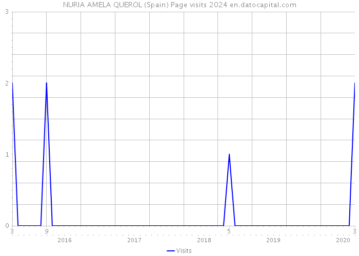 NURIA AMELA QUEROL (Spain) Page visits 2024 
