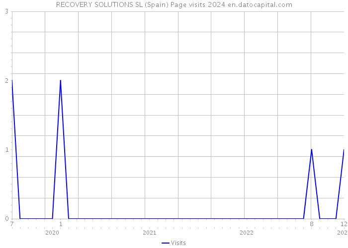 RECOVERY SOLUTIONS SL (Spain) Page visits 2024 