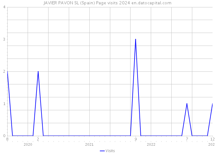 JAVIER PAVON SL (Spain) Page visits 2024 