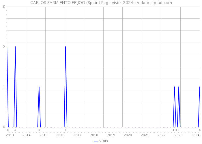 CARLOS SARMIENTO FEIJOO (Spain) Page visits 2024 