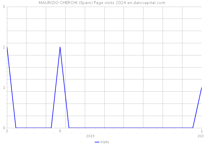 MAURIZIO CHERCHI (Spain) Page visits 2024 