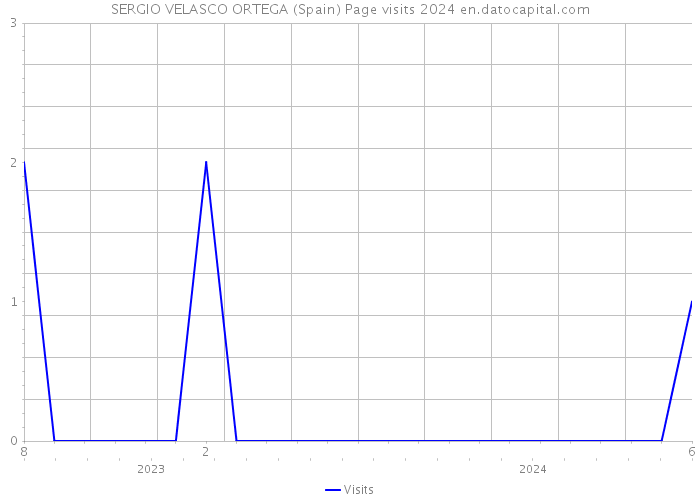 SERGIO VELASCO ORTEGA (Spain) Page visits 2024 