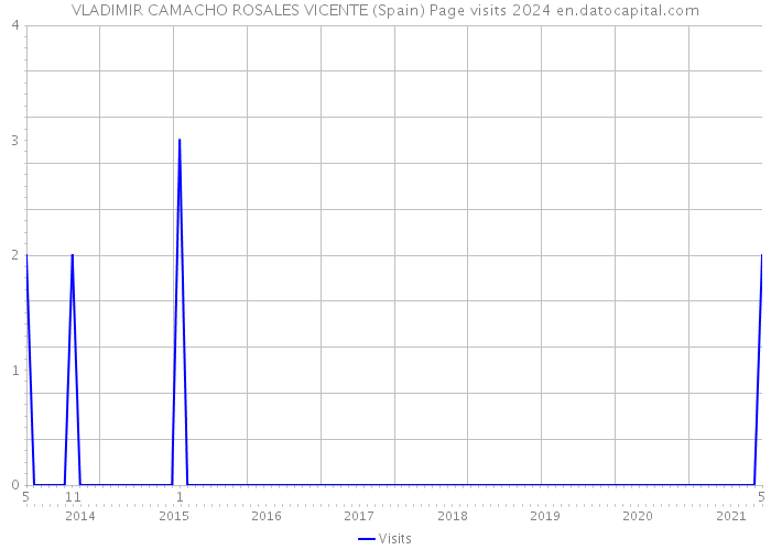 VLADIMIR CAMACHO ROSALES VICENTE (Spain) Page visits 2024 