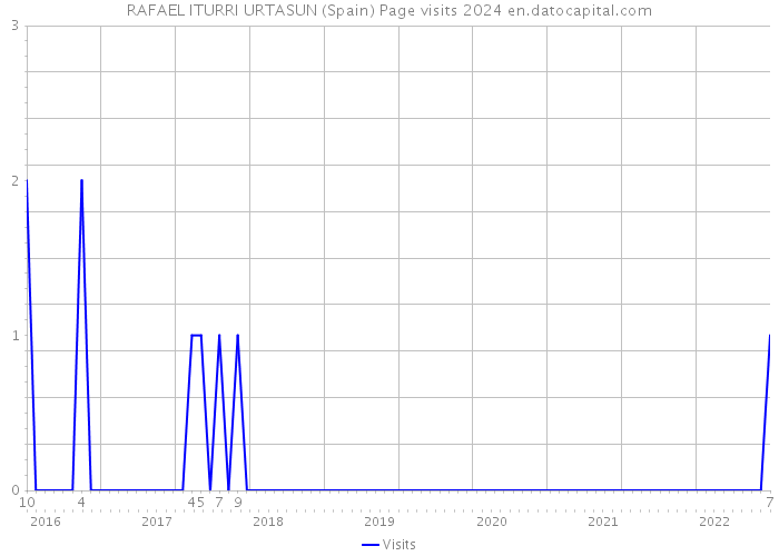 RAFAEL ITURRI URTASUN (Spain) Page visits 2024 