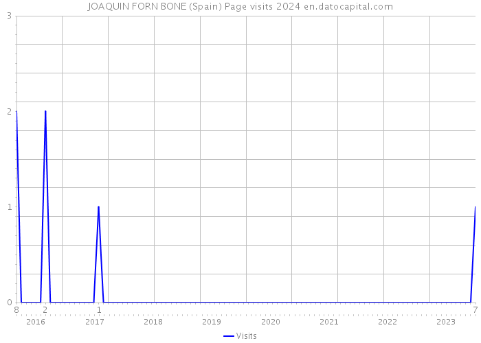 JOAQUIN FORN BONE (Spain) Page visits 2024 