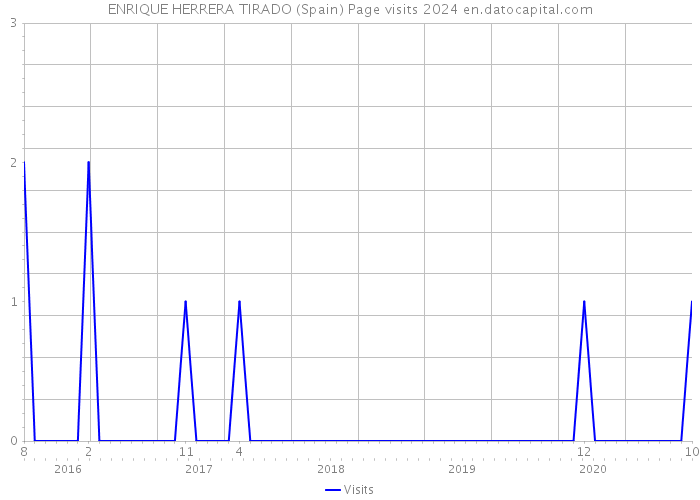 ENRIQUE HERRERA TIRADO (Spain) Page visits 2024 