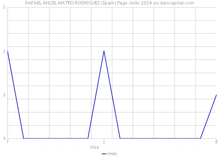 RAFAEL ANGEL MATEO RODRIGUEZ (Spain) Page visits 2024 