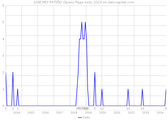 JOSE REY PATIÑO (Spain) Page visits 2024 