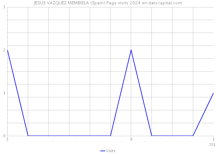 JESUS VAZQUEZ MEMBIELA (Spain) Page visits 2024 