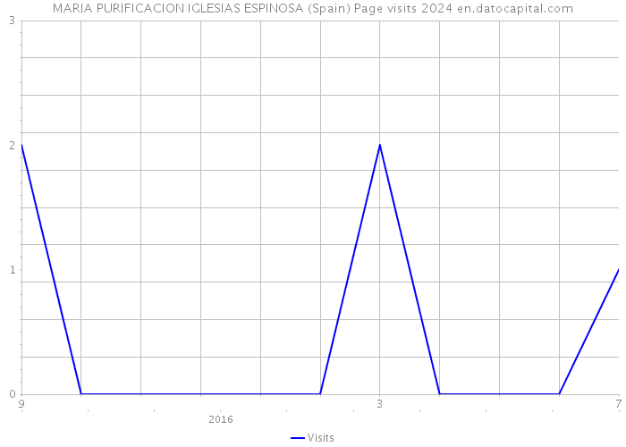 MARIA PURIFICACION IGLESIAS ESPINOSA (Spain) Page visits 2024 