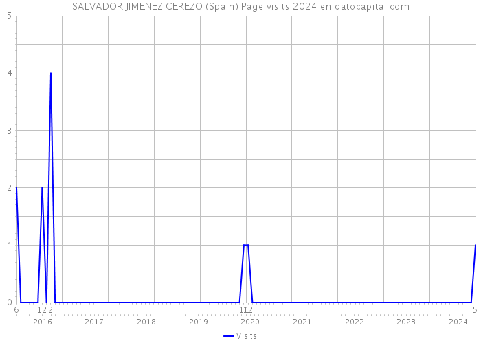 SALVADOR JIMENEZ CEREZO (Spain) Page visits 2024 