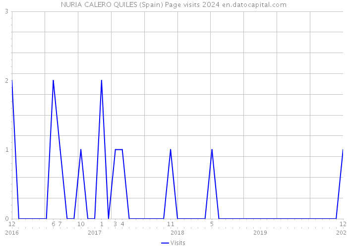 NURIA CALERO QUILES (Spain) Page visits 2024 