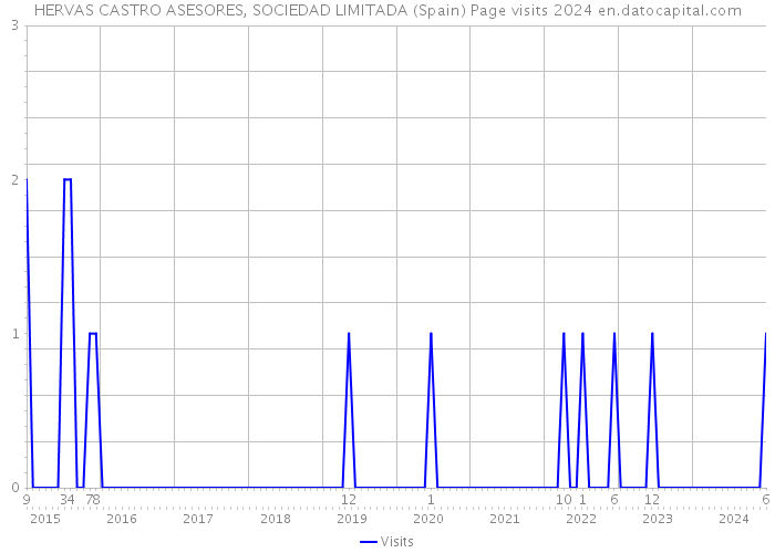 HERVAS CASTRO ASESORES, SOCIEDAD LIMITADA (Spain) Page visits 2024 