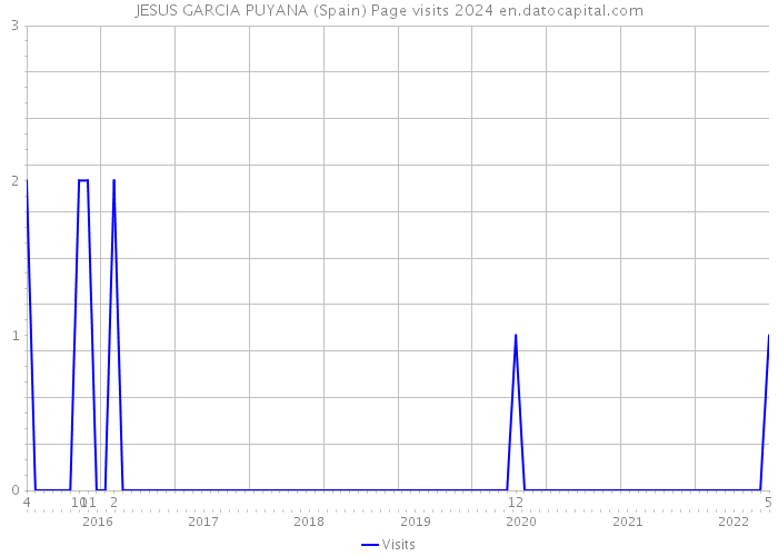 JESUS GARCIA PUYANA (Spain) Page visits 2024 