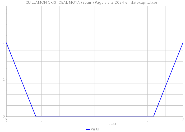 GUILLAMON CRISTOBAL MOYA (Spain) Page visits 2024 