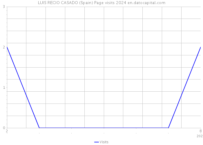 LUIS RECIO CASADO (Spain) Page visits 2024 