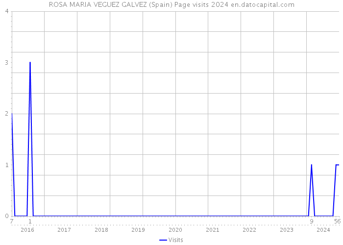 ROSA MARIA VEGUEZ GALVEZ (Spain) Page visits 2024 