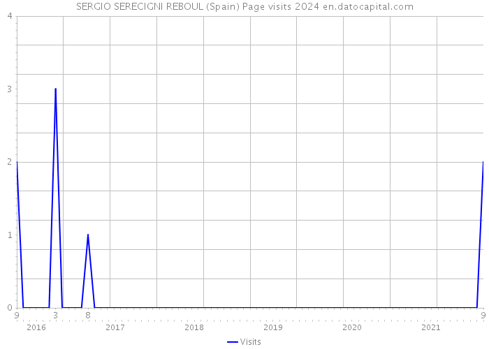 SERGIO SERECIGNI REBOUL (Spain) Page visits 2024 