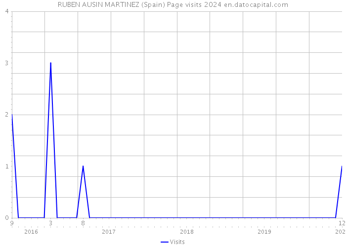 RUBEN AUSIN MARTINEZ (Spain) Page visits 2024 