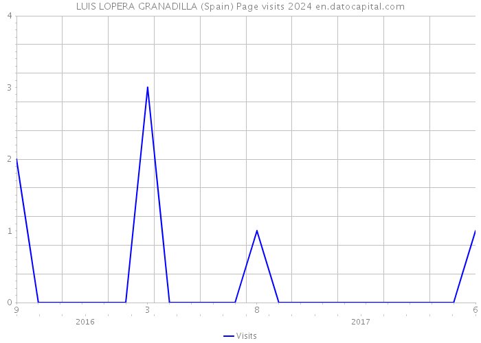 LUIS LOPERA GRANADILLA (Spain) Page visits 2024 