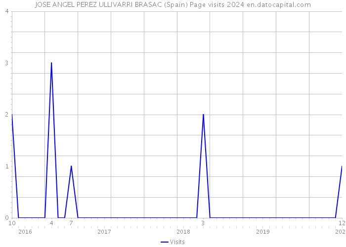 JOSE ANGEL PEREZ ULLIVARRI BRASAC (Spain) Page visits 2024 