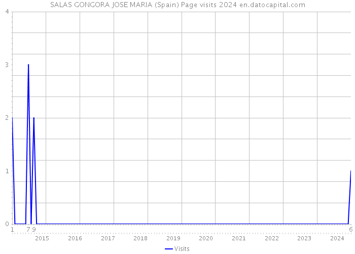 SALAS GONGORA JOSE MARIA (Spain) Page visits 2024 