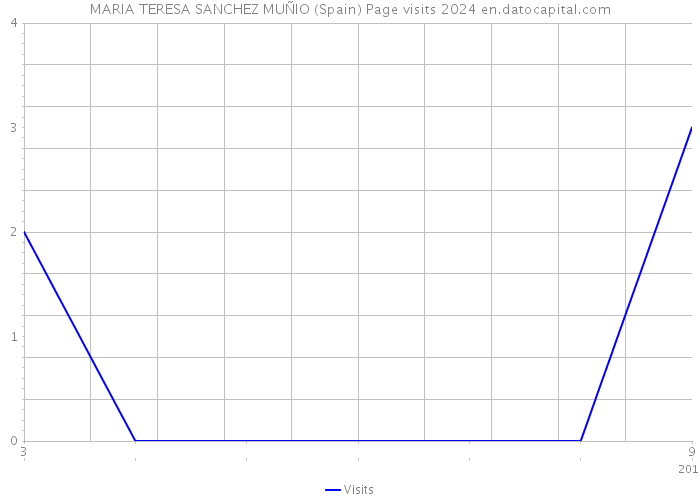 MARIA TERESA SANCHEZ MUÑIO (Spain) Page visits 2024 